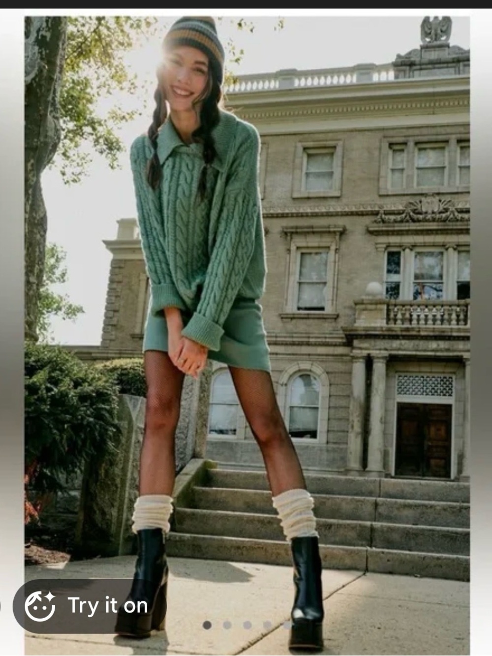 SET ** Laural Cable Knit Sweater